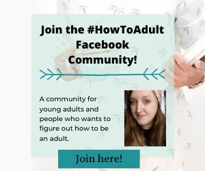 Join the #HowToAdult Facebook Community